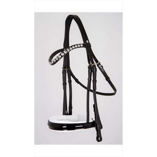 Schumacher Bridle Comfort XS with patent Rivoli headband Crystal without reins 