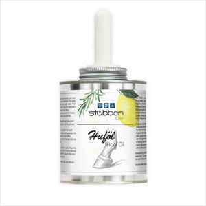 Stübben Huföl 400ml mit Pipette zur gezielten Hufpflege. Pflegeöl mit pflanzlichen Ölen für Glanz und Regeneration spröder Hufe.