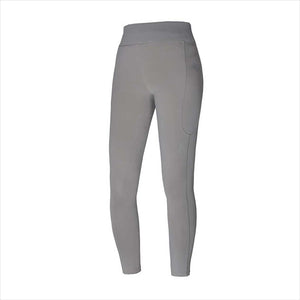 Kingsland Reitleggings Katinka in Grau mit schnelltrocknendem Stoff, Full-Grip und hoher Taille – funktionale Damenreitleggings im Outlet.