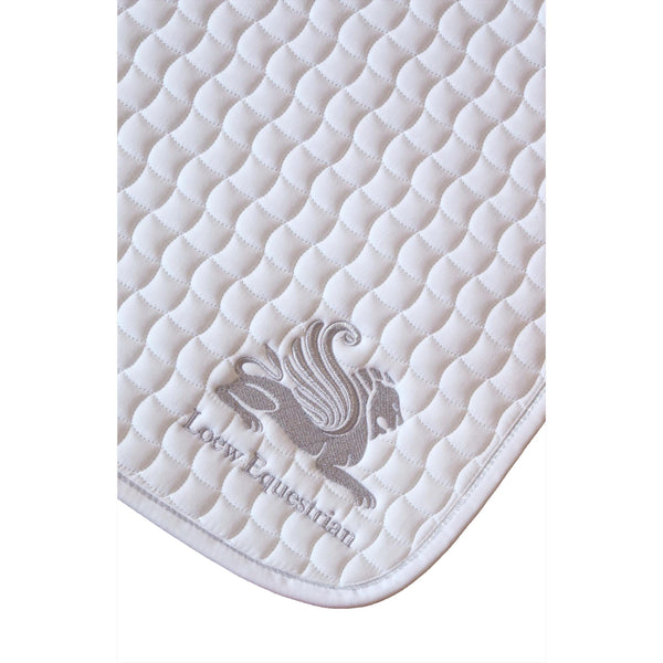 Eskadron tournament saddle pad Cotton Loew Equestrian with Loew Equestrian embroidery #SALE