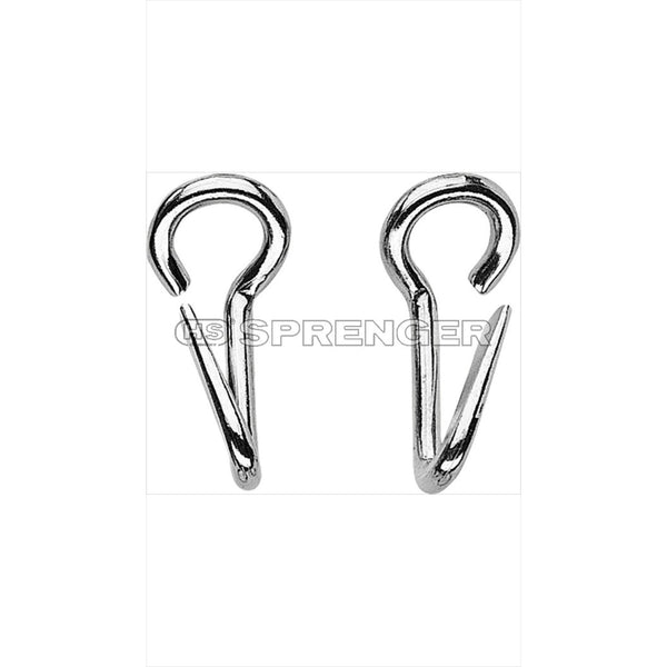 Sprenger curb chain hook for riding double bridle stainless steel or Aurigan in pairs