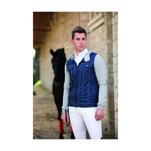 Horseware Ciro Jacke für Herren aus Polyester-Baumwoll-Mix in Blau mit Kapuze, ideal für Reiter im Sommer. Stylische Herrenjacke im SALE.