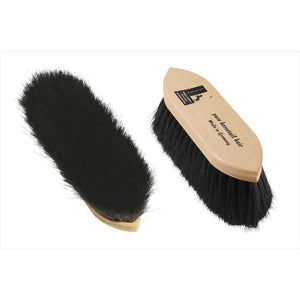 Fellglanzbürste Rosshaar kaufen - William Leistner: Hochwertige Pferdebürste mit 100% Rosshaar in schiffchenform für glänzendes Fell. Ideal für Stall & Pflege.