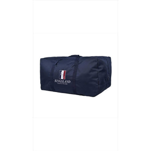 Kingsland Tasche Classic Collection KLC-HG-767 in Dunkelblau mit Logo, große wasserdichte Tasche aus Polyester für Reitzubehör oder Decken.