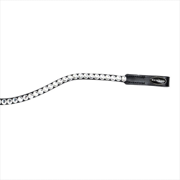 Kavalkade browband Delight narrow black leather 