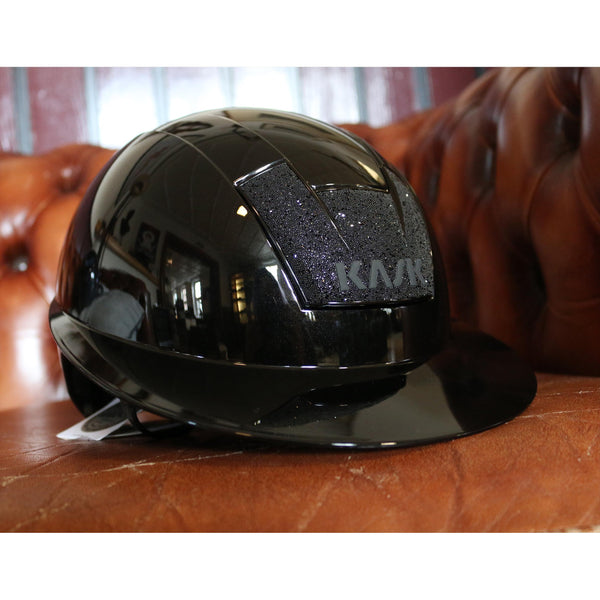 Kask casque d'équitation Kooki Lady Crystal Carpet Shine 