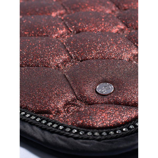 PS of Sweden saddle pad Stardust Sparkly Merlot Christmas Collection