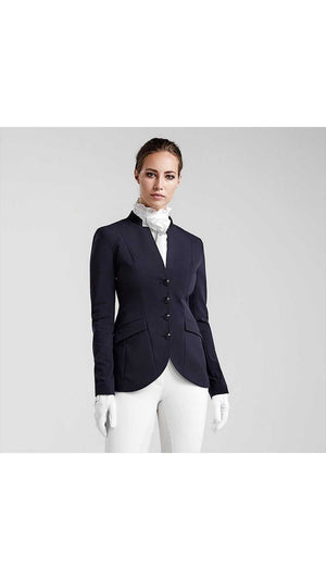 Kingsland Turniersakko Damen atmungsaktiv in Dunkelblau, maschinenwaschbar und ideal für Reiterinnen mit hohem Anspruch an Funktion und Stil.