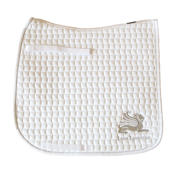 Eskadron tournament saddle pad Cotton Loew Equestrian with Loew Equestrian embroidery #SALE