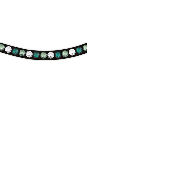 Magic Tack Inlay Bling Swing Glossy Green Browband Inlay 